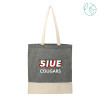 Thumbnail image for  Split Recycled Black Cotton Twill Convention Tote