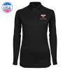 Thumbnail image for  Syntrel Womens Black Interlock 1/4 Zip