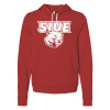 Thumbnail image for  Bella + Canvas Red Fleece Hood