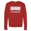 Thumbnail image for  Bella + Canvas Red Fleece Crew