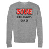 Thumbnail image for  Bella + Canvas Heather Grey Fleece Crew