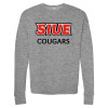 Thumbnail image for  Bella + Canvas Heather Grey Fleece Crew