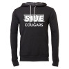 Thumbnail image for  Bella + Canvas Dark Grey Heather Fleece Hood