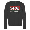 Thumbnail image for  Bella + Canvas Dark Grey Heather Fleece Crew