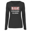 Thumbnail image for  Womens Dark Heather Long Sleeve V Neck Tee 
