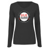 Thumbnail image for  Womens Dark Heather Long Sleeve V Neck Tee 