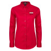 Thumbnail image for  Womens Red Twill Button Down Long Sleeve 