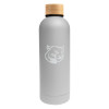 Thumbnail image for  Blair White Stainless Steel Bottle w/ Bamboo Lid 17 oz