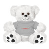 Thumbnail image for  Plush Big Paw 8 1/2 inch White Bear w/Grey Shirt