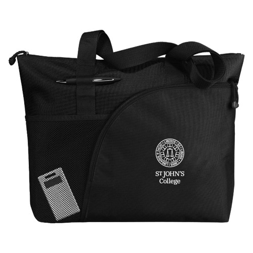  Excel Black Sport Utility Tote - Seal with College Name