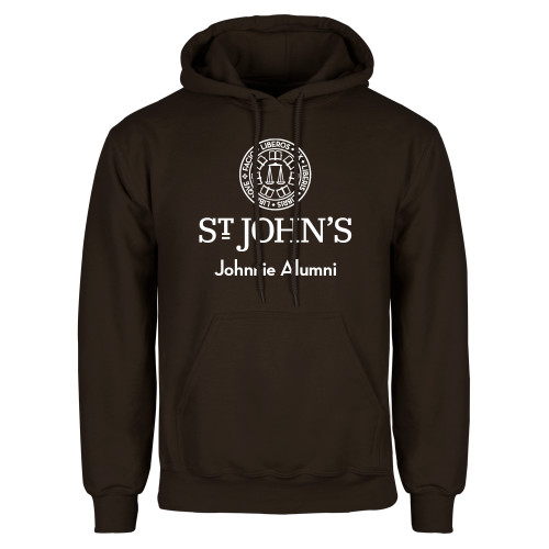  Brown Fleece Hoodie - Johnnie Alumni