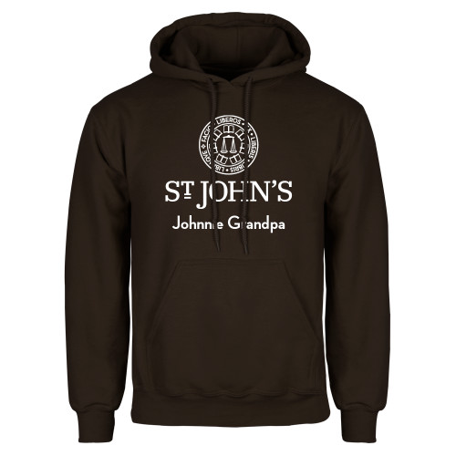  Brown Fleece Hoodie - Johnnie Grandpa