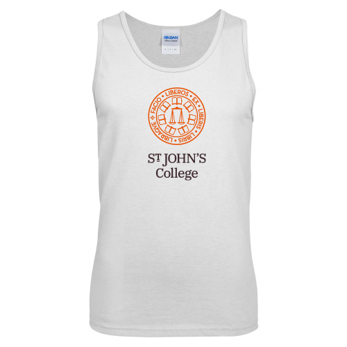  White Tank Top - Seal with College Name