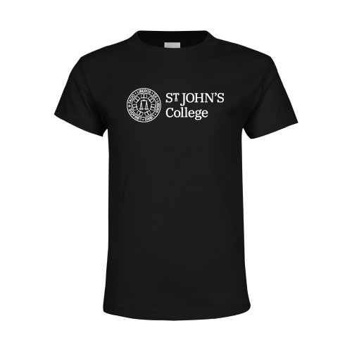  Youth Black T Shirt - Lock Up Horizontal