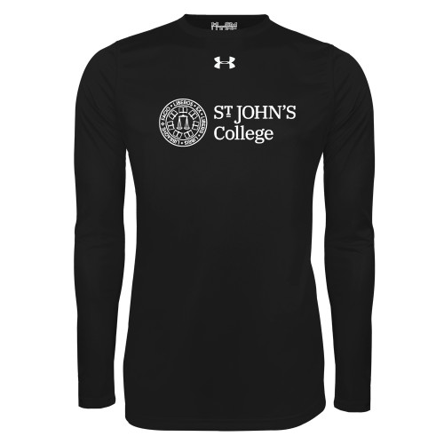  Under Armour Black Long Sleeve Tech Tee - Lock Up Horizontal