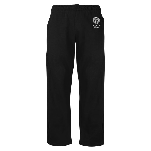  Black Fleece Open Bottom Pant - Seal with College Name