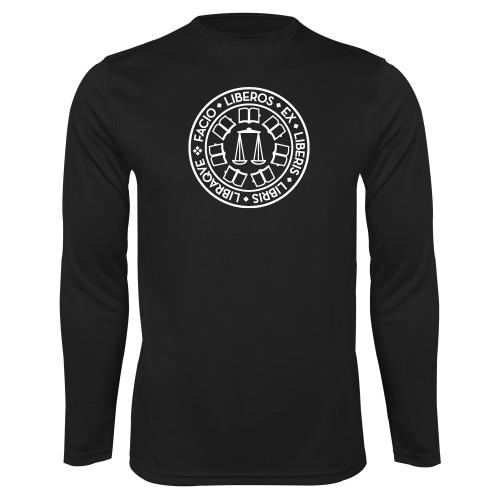  Black Performance Long Sleeve Shirt - Seal