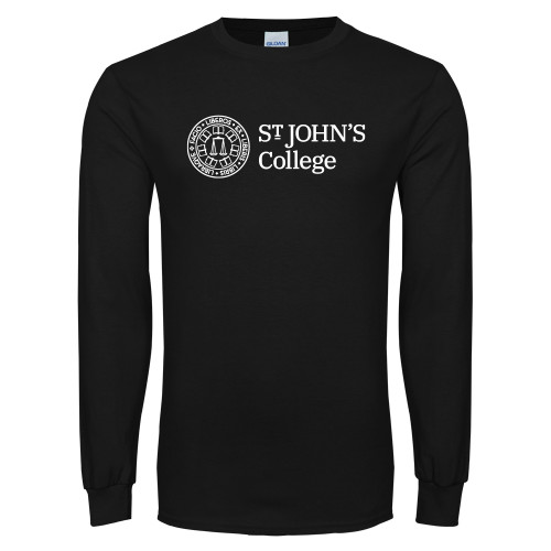  Black Long Sleeve T Shirt - Lock Up Horizontal