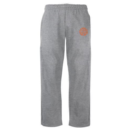  Grey Fleece Open Bottom Pant - Seal
