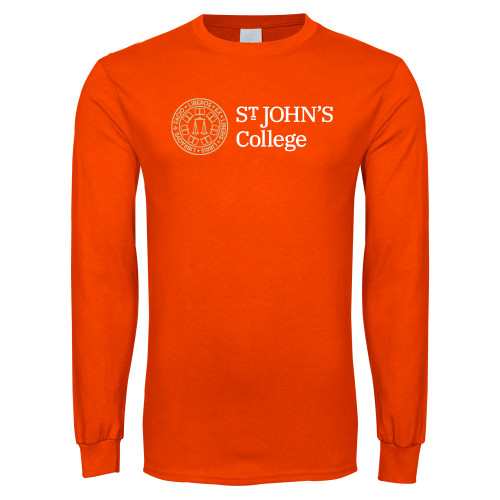  Orange Long Sleeve T-Shirt - Lock Up Horizontal