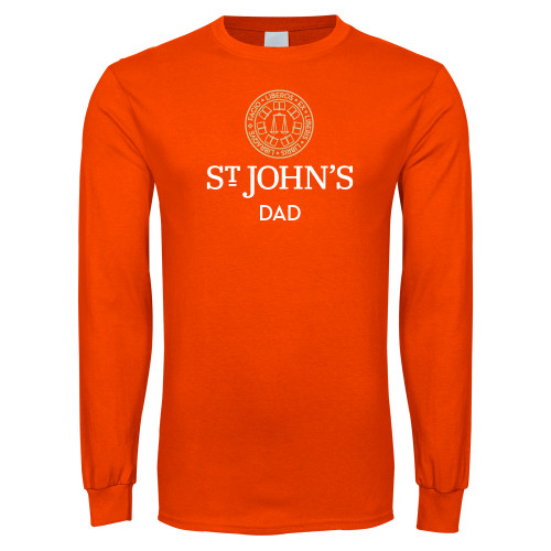  Orange Long Sleeve T-Shirt - Dad