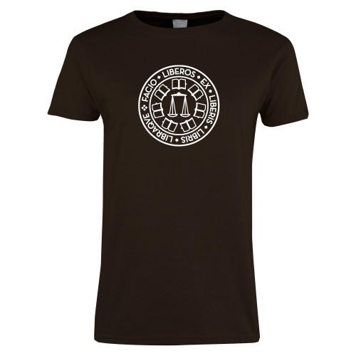  Womens Short Sleeve Brown Tee - Seal