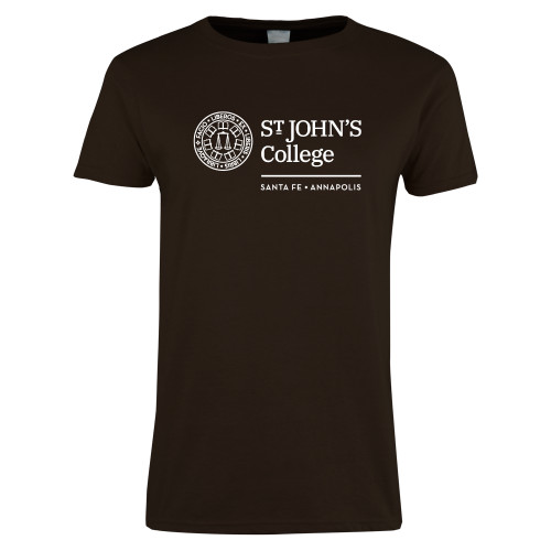  Womens Short Sleeve Brown Tee - Santa Fe Annapolis Horizontal