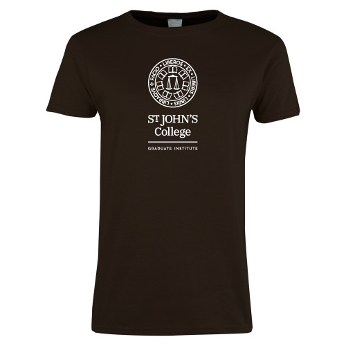  Womens Short Sleeve Brown Tee - Seal Graduate Institute