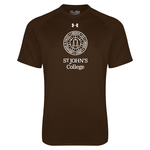  Under Armour Brown Tech Tee - Seal with College Name