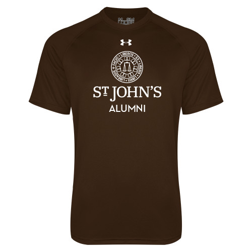  Under Armour Brown Tech Tee - Alumni