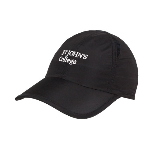  Womens Black Performance Cap - St Johns College