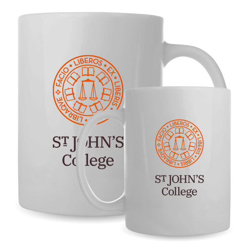  Full Color White Mug 15oz - Seal with College Name