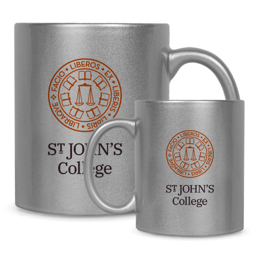  Full Color Silver Metallic Mug 11oz - Seal with College Name