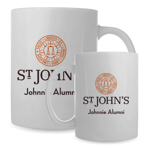  Alumni Full Color White Mug 15oz - Johnnie Alumni