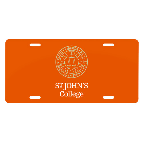  License Plate - Seal with College Name