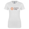 Thumbnail image for  Next Level Womens White Boyfriend Tee