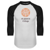 Thumbnail image for  White/Black Raglan Baseball T Shirt