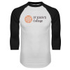 Thumbnail image for  White/Black Raglan Baseball T Shirt