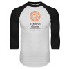 Thumbnail image for  White/Black Raglan Baseball T Shirt