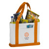 Thumbnail image for  Contender White/Orange Canvas Tote