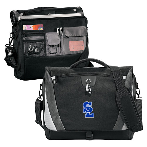  Black/Grey Slope Computer Messenger Bag - Primary Mark