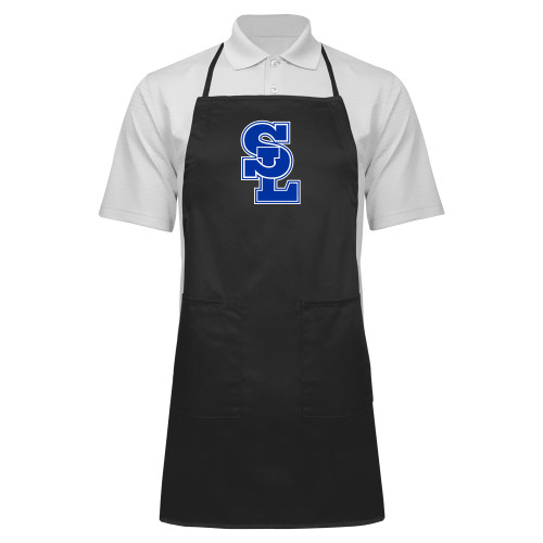  Full Length Black Apron - Primary Mark