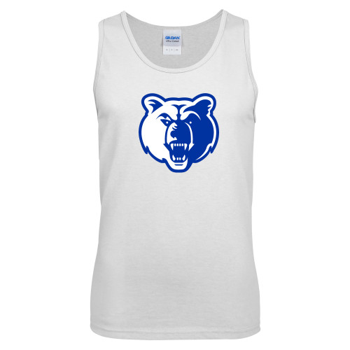  White Tank Top - Bear Head