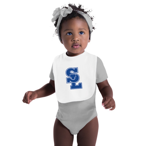  White Baby Bib - Primary Mark