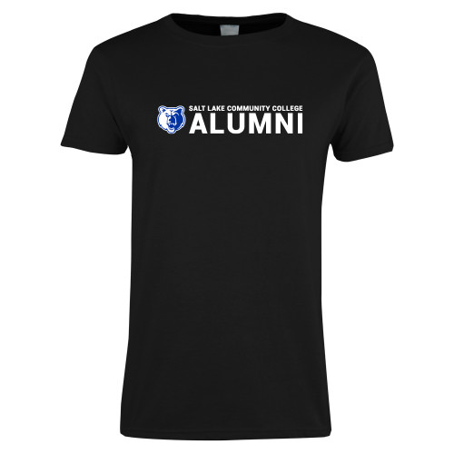  Womens Black Short Sleeve Tee - Alumni