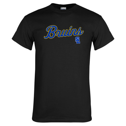  Black T Shirt - Bruins Script