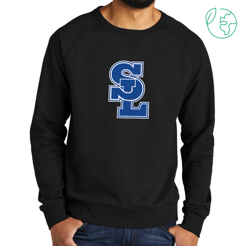  Allmade Black Organic French Terry Crewneck Sweatshirt - Primary Mark
