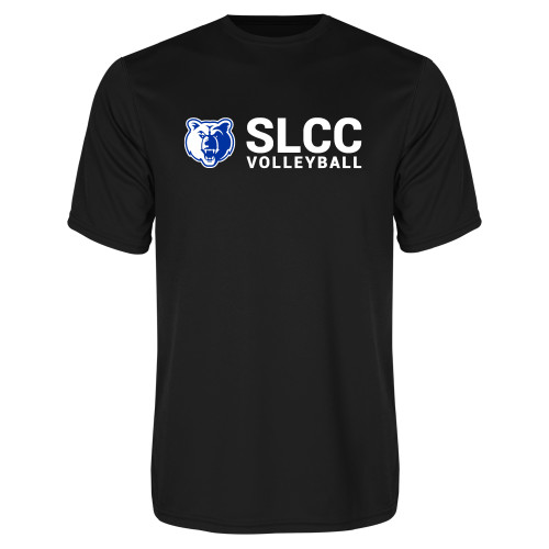  Black Performance Tee - Volleyball