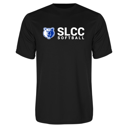  Black Performance Tee - Softball