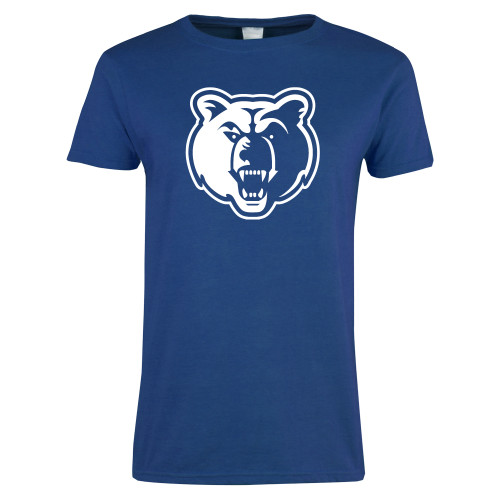  Womens Royal Short Sleeve Tee - Bear Head